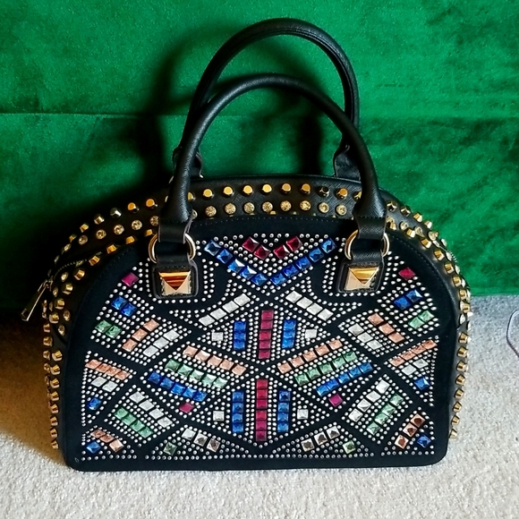 Handbags - Beaded Acrylic Handbag